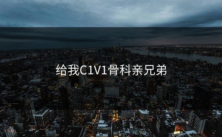 给我C1V1骨科亲兄弟